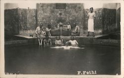 Natural Hot Bath Interior Bursa, Turkey Greece, Turkey, Balkan States Postcard Postcard Postcard