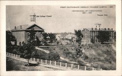 First Photograph of Oberlin College Campus-1860 Postcard