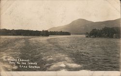 The Winding Channel Thru The 100 Islands Lake George, NY Postcard Postcard Postcard