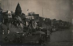 Steps Leading to Ganges River Postcard