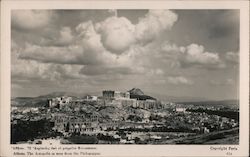 The Acropolis As Seen From the Philopappus Postcard