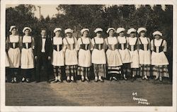 Girls in Native Dress Austria Postcard Postcard Postcard