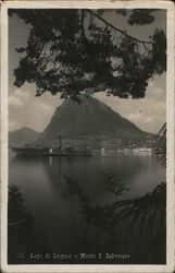 Lago di Lugano e Monte San Salvatore Postcard