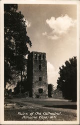 Ruins of Old Cathedral Postcard