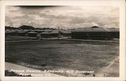 Parade Ground, Barracks, NCO Quarters Postcard