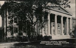 Confederate Memorial Dormitory, George Peabody College for Teachers Postcard