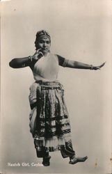 Nautch Girl Ceylon Southeast Asia Postcard Postcard Postcard