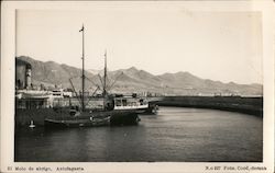 El Molo de Abrigo Antofagasta, Chile Postcard Postcard Postcard