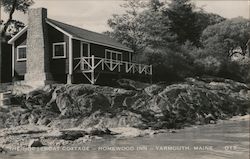 The Houseboat Cottage -- Homewood Inn -- Yarmouth, Maine Postcard