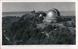 Building for 120-Inch Telescope, Lick Observatory Mount Hamilton, CA Postcard Postcard Postcard