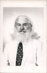 Gentleman With Long White Hair - Frances Thorpe? House of David Postcard Postcard Postcard