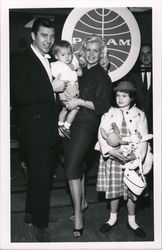 Jane Mansfield Family 1959 Postcard