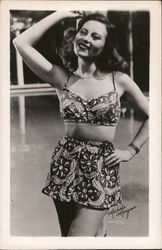 Michele Morgan, Actress Postcard