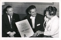 Liberace and His Mother 1955 Postcard