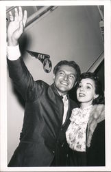 Liberace, Delores Perry, 1958 Postcard