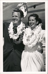 Van Johnson & Wife Celebrities Postcard Postcard Postcard