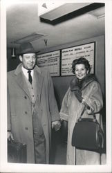 William Holden & Wife Postcard