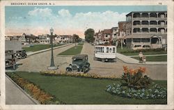 Broadway Ocean Grove, NJ Postcard Postcard Postcard