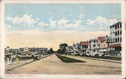 Broadway Ocean Grove, NJ Postcard Postcard Postcard