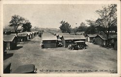 Part of East Bay Auto Camp Oakland, CA Postcard Postcard Postcard