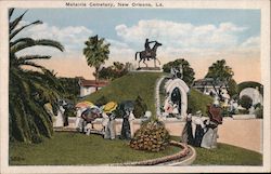 Metairie Cemetery Postcard