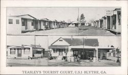 Teasley's Tourist Court Blythe, GA Postcard Postcard Postcard