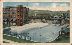 Endicott Johnson Swimming Pool Postcard