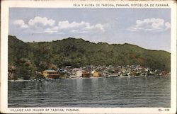 Village and Island of Taboga Panama Postcard Postcard Postcard