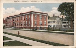 Memorial Hospital Concord, NH Postcard Postcard Postcard