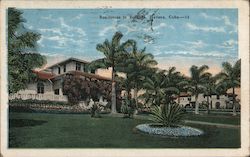 Residences in Suburbs Postcard