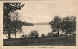 Lake Waban, Wellesley College Postcard