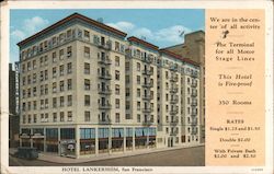 Hotel Lankershim Postcard