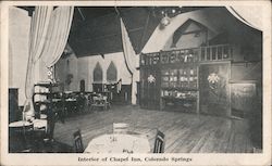 Interior of Chapel Inn Colorado Springs, CO Postcard Postcard Postcard