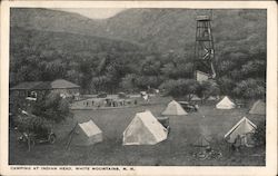 Camping at Indian Head Lincoln, NH Postcard Postcard Postcard