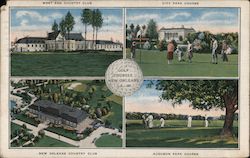 Golf Course New Orleans, LA Postcard Postcard Postcard