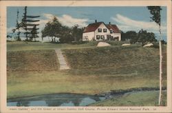 "Green Gables" and 9th Green, Green Gables Golf Course Postcard