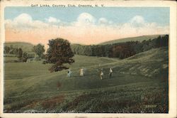 Golf Links, Country Club Postcard