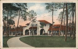 Golf Club Postcard