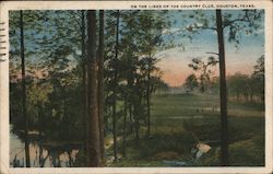 On the Links of the Country Club Houston, TX Postcard Postcard Postcard