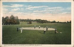 Golf Course, Forsyth Country Club Postcard