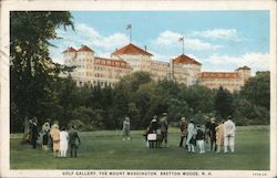 Golf gallery, The Mount Washington Bretton Woods, NH Postcard Postcard Postcard