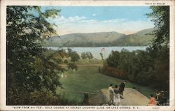 "View From 9th Tee", Golf Course at Arcady Country Club Postcard