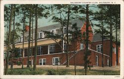 Salisbury Country Club North Carolina Postcard Postcard Postcard