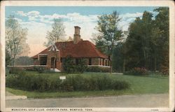 Municipal Golf Club, Overton Park Memphis, TN Postcard Postcard Postcard