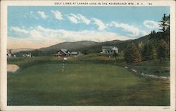 Golf Links at Canad Lake Postcard