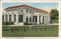 Savannah Golf Club Georgia Postcard Postcard Postcard