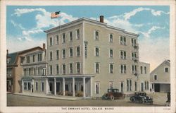 The Emmans Hotel Calais, ME Postcard Postcard Postcard