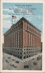 Davenport Hotel Postcard