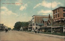 Main Avenue Ocean Grove, NJ Postcard Postcard Postcard