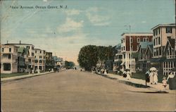 Main Avenue Ocean Grove, NJ Postcard Postcard Postcard